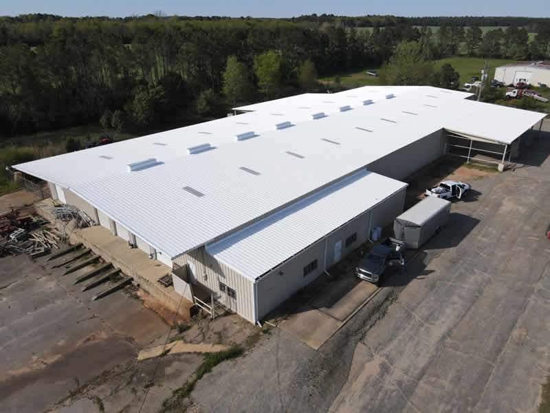 This is a commercial roofing contractor project from Texas Builders Inc.