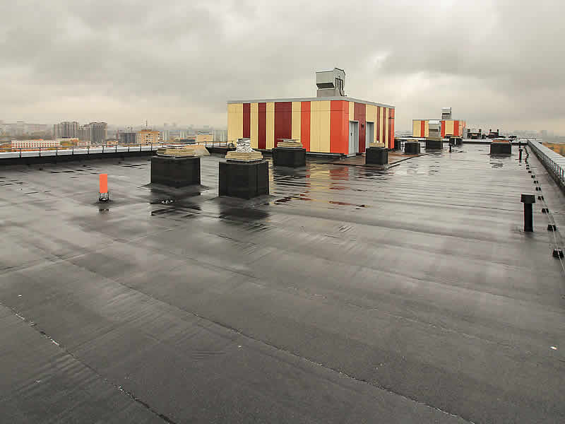 This is a commercial roofing contractor project from Texas Builders Inc. in the Euless Texas area and shows a full roofing remodeling service.